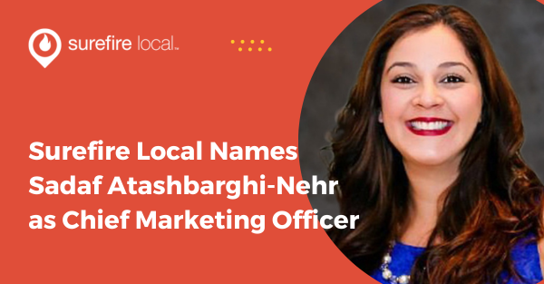 Surefire Local Names Sadaf Atashbarghi-Nehr as Chief Marketing Officer
