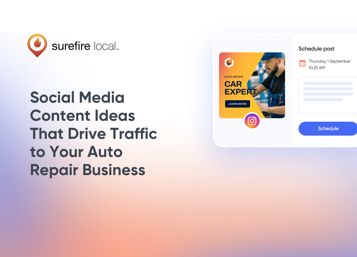 Auto Services Social Media Content Ideas That Drive Traffic to Your Auto Repair Business