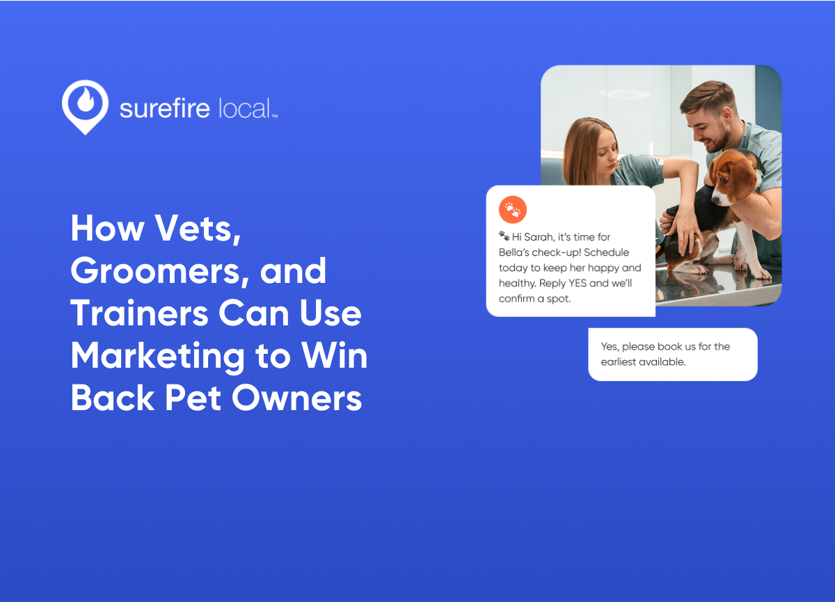 Pet Care How Vets, Groomers, and Trainers Can Use Marketing to Win Back Pet Owners